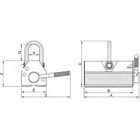 Vorschau: VERTEX Lasthebemagnet Typ VML Vorschau: VERTEX Lasthebemagnet Typ VML