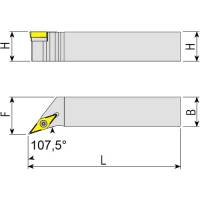 Preview: Insert holder SVHCR/L for turning Preview: Insert holder SVHCR/L for turning