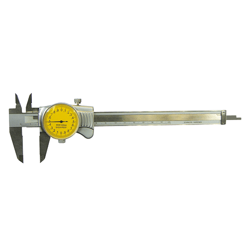 Precision dial caliper shock proof, DIN 862, type 494