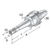 Preview: Hydraulic expansion chuck slim, ISO 7388-2 (JIS B 6339) Preview: Hydraulic expansion chuck slim, ISO 7388-2 (JIS B 6339)