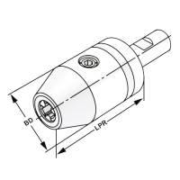 Vorschau: CNC-Bohrfutter mit Zylinderschaft DIN 1835 B Vorschau: CNC-Bohrfutter mit Zylinderschaft DIN 1835 B