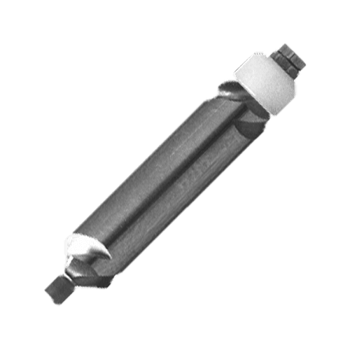 Carbide deburring miller with pin, for contours