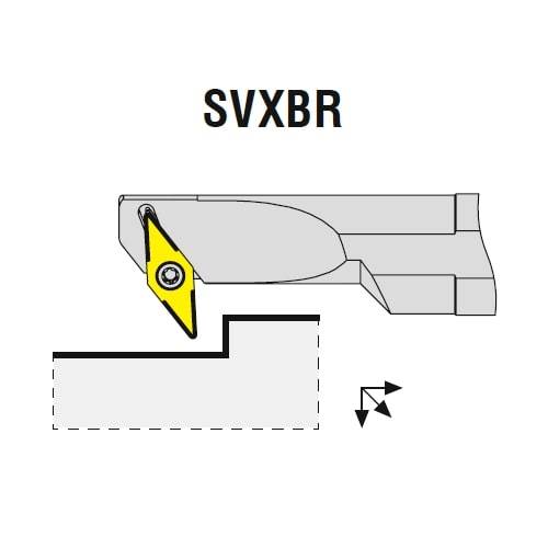 Bohrstangen-Wendeplattenhalter SVXBR/L, Drehhalter