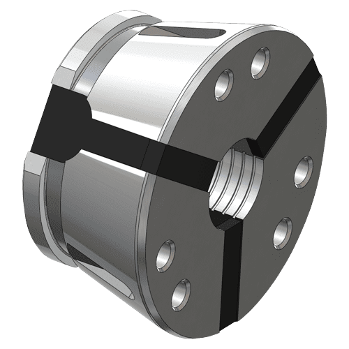 Clamping head SK 65 round axial grooved without stem