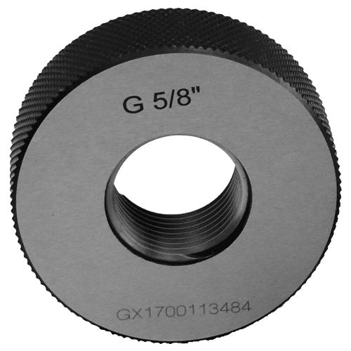 Thread ring gauges for Whitworth pipe threads „Go“