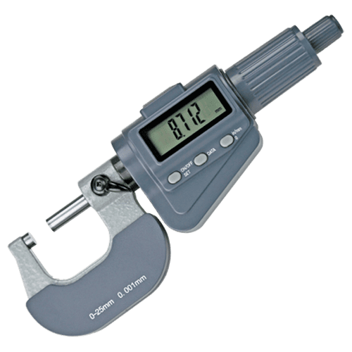 Digital micrometer with friction ratchet, type 6034