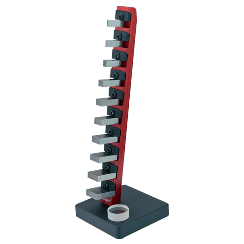 Gauge block set for checking of micrometers with gauge holder