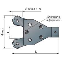 Vorschau: Rändelwerkzeug mit gegenüberliegenden Rollen, Typ 293 Vorschau: Rändelwerkzeug mit gegenüberliegenden Rollen, Typ 293