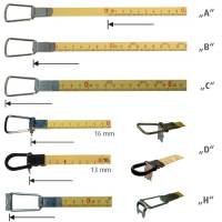 Vorschau: Stahlbandmaß mit V-Rahmen aus Leichtmetall, Typ 332 Vorschau: Stahlbandmaß mit V-Rahmen aus Leichtmetall, Typ 332