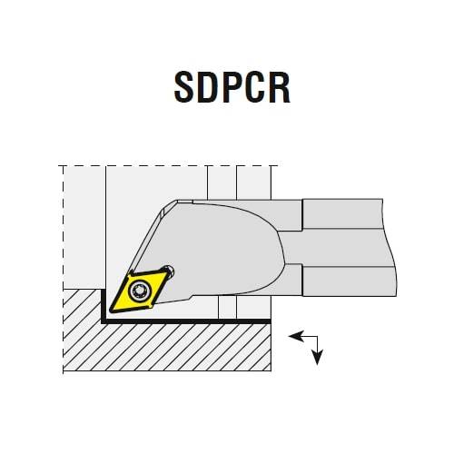 Bohrstangen-Wendeplattenhalter SDPCR/L, Drehhalter