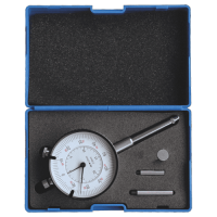 Messuhr 30 mm, mit Verlängerungen und Tellereinsatz, Ablesung 0,01 mm Messuhr 30 mm, mit Verlängerungen und Tellereinsatz, Ablesung 0,01 mm