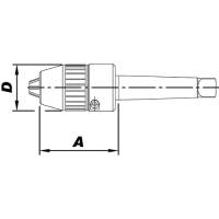 Vorschau: Präzisionsbohrfutter mit Morsekegel DIN 228 Vorschau: Präzisionsbohrfutter mit Morsekegel DIN 228