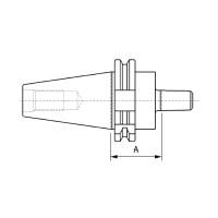 Vorschau: Bohrfutteraufnahme mit Werkzeugaufnahme DIN 69871 Vorschau: Bohrfutteraufnahme mit Werkzeugaufnahme DIN 69871
