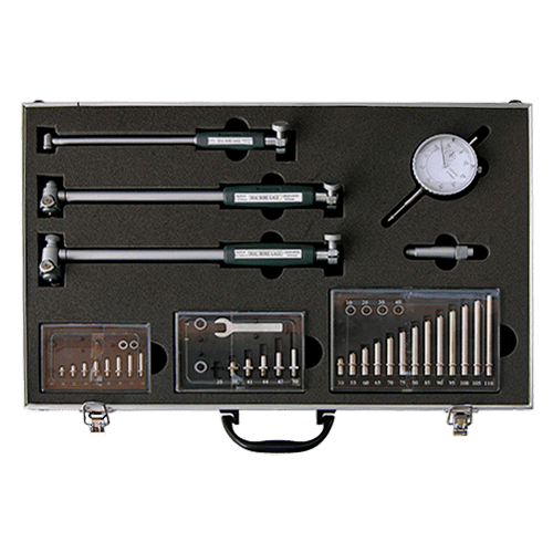 2-point-internal measuring instrument set, incl. dial indicator
