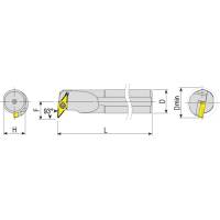 Preview: Boring bar insert holder SVUCR/L, turning holder Preview: Boring bar insert holder SVUCR/L, turning holder