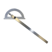 Gradmesser aus Stahl, mattverchromt Gradmesser aus Stahl, mattverchromt