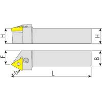 Preview: Indexable Insert holder PTTNR/L, Turning holder Preview: Indexable Insert holder PTTNR/L, Turning holder