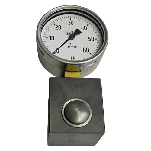 Clamping force meter for vices