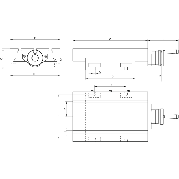 Stationary sliding table with 1 axis, CP