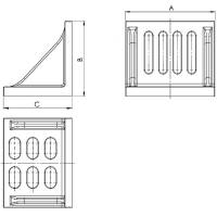 Preview: Angle plates with clamping slots, type AWSS Preview: Angle plates with clamping slots, type AWSS