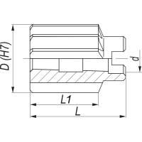 Vorschau: Aufsteckreibahle DIN 219 Form A - geradegenutet, HSS Vorschau: Aufsteckreibahle DIN 219 Form A - geradegenutet, HSS