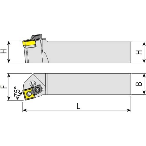Wendeplattenhalter PSKNR/L, Drehhalter