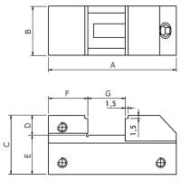 Preview: Stainless steel grinding and eroding vice series SES Preview: Stainless steel grinding and eroding vice series SES