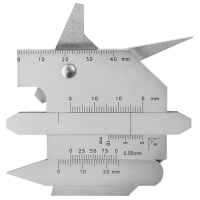 Preview: Welding seam gauges, Inox, satin chrome finished Preview: Welding seam gauges, Inox, satin chrome finished
