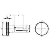 Vorschau: Rändelschraube DIN 464 Vorschau: Rändelschraube DIN 464
