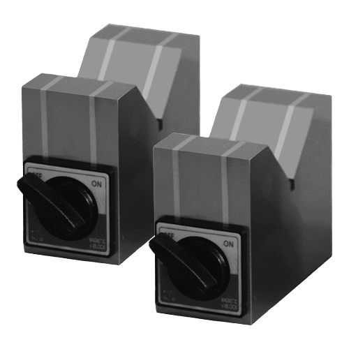 1 pair of magnetic V-blocks, switchable