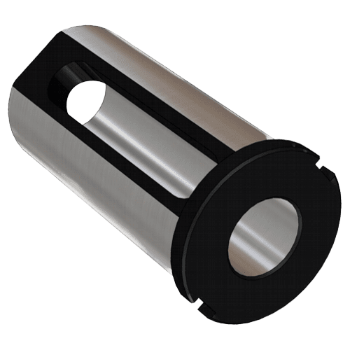 Reducing bush for boring bar holder, with slotted hole