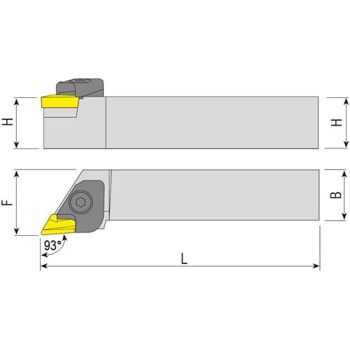Wendeplattenhalter CKJNR/L, Drehhalter