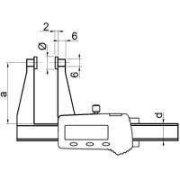 Vorschau: Digitaler Teller-Messschieber zur Blechdickenmessung, 6708 Vorschau: Digitaler Teller-Messschieber zur Blechdickenmessung, 6708