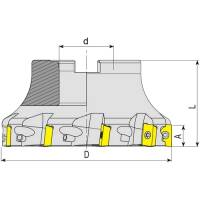 Preview: Shoulder Milling Cutter 90°, for APKT inserts Preview: Shoulder Milling Cutter 90°, for APKT inserts