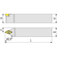 Preview: Insert holder SDNCN, turning tool holder Preview: Insert holder SDNCN, turning tool holder