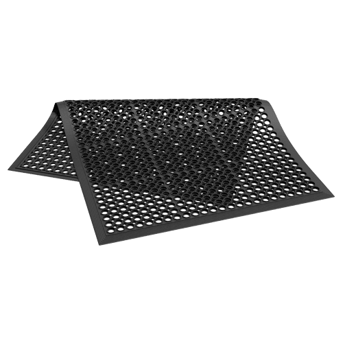 Anti-fatigue mat made of natural rubber, LUCHS