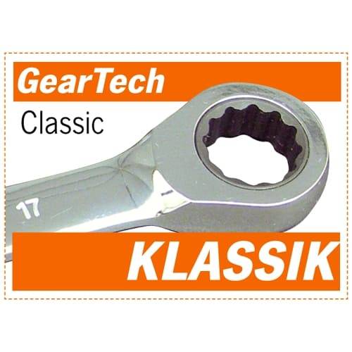 GearTech Ratschen-Ring-Maulschlüssel Satz, metrisch