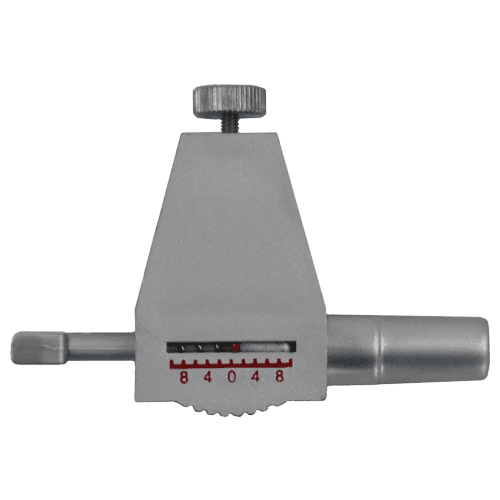 Measuring force adapter for digital caliper with roll