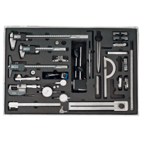 Messzeugsatz 12 / 28 teilig, im Alukoffer  Messzeugsatz 12 / 28 teilig, im Alukoffer