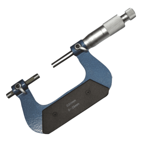 Outside micrometer analog adjustable anvil, type M116