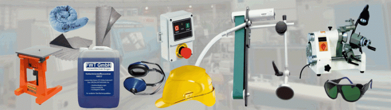 Maschinen, Werkzeuge und Umweltprodukte als Werkstattbedarf
