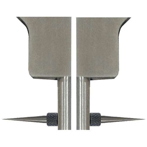 Messeinsätze Paar für Messadapter 63 mit Aufnahme Ø 5 mm, Typ 61