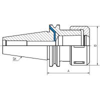 Vorschau: OZ Spannzangenfutter DIN 69871 Vorschau: OZ Spannzangenfutter DIN 69871