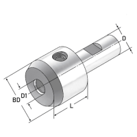 Preview: Reduction sleeve Weldon DIN 1835 B, with clamping screw Preview: Reduction sleeve Weldon DIN 1835 B, with clamping screw