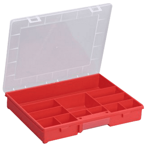 Open fronted storage bins, Allit assortment box, EuroPlus Basic 37 / 12