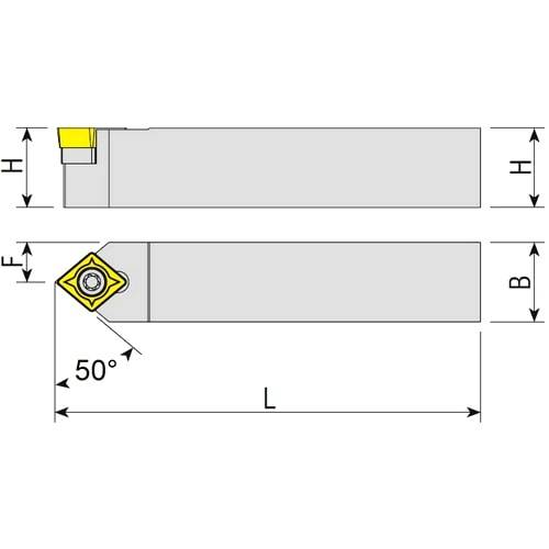 Drehhalter SCMCN, Wendeplattenhalter