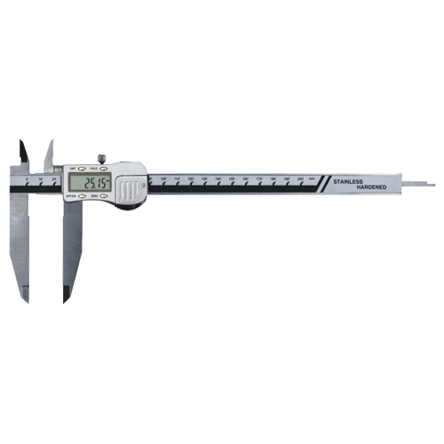 Digital caliper with long measuring legs 80 mm, type 624