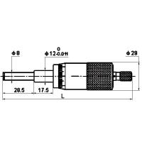 Vorschau: Einbaumessschrauben analog M87 mit großer Trommel Ø 29 mm Vorschau: Einbaumessschrauben analog M87 mit großer Trommel Ø 29 mm