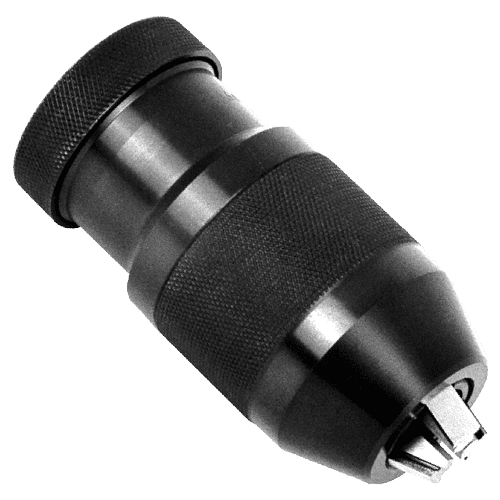 Keyless drill chuck, short drill chuck