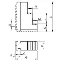 Preview: TOS hard stepped outside jaws, type SCV Preview: TOS hard stepped outside jaws, type SCV